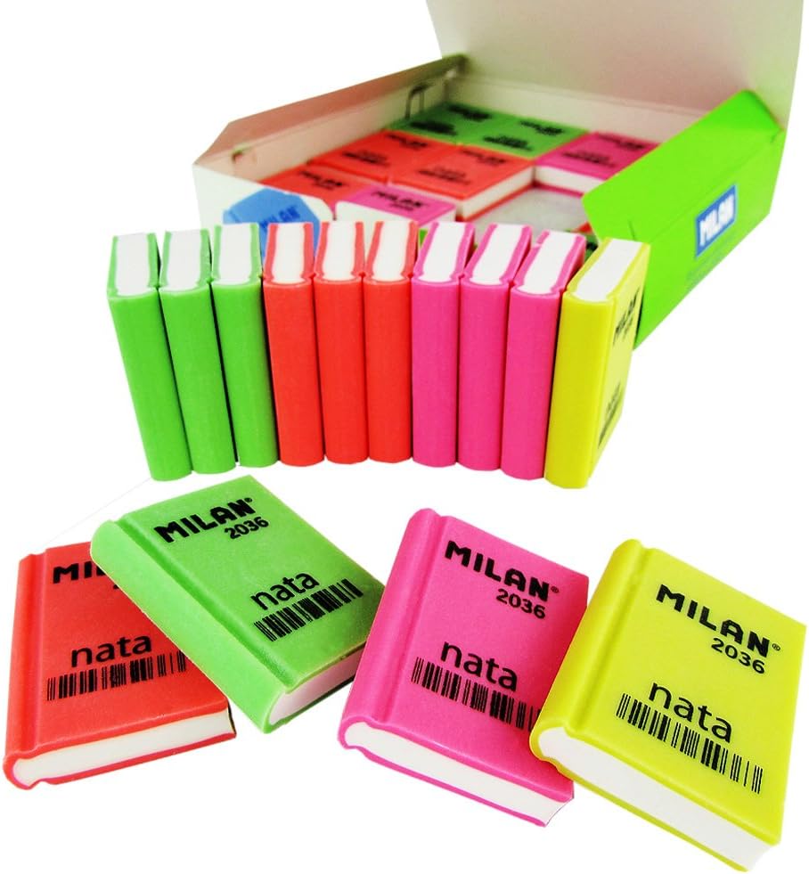 milan nata 书籍橡皮擦 36个一套 2036s